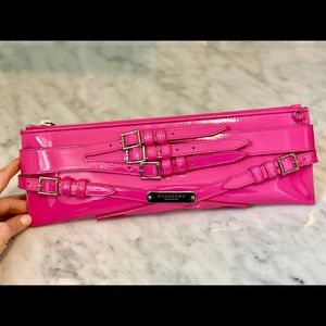 BURBERRY PRORSUM PINK PATENT CLUTCH